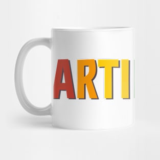 Artificer Pride Shirt (Rainbow) Mug